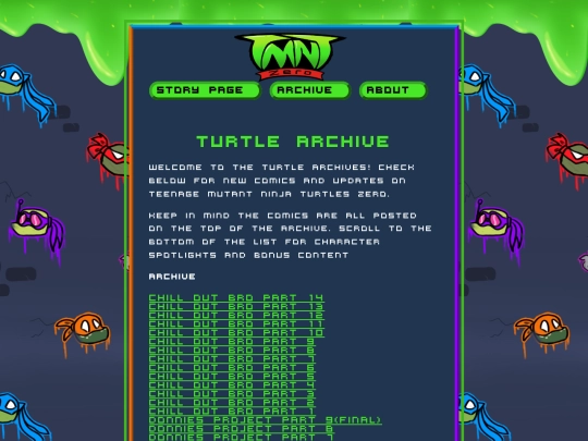 Tmnt zero/headquarters screenshot