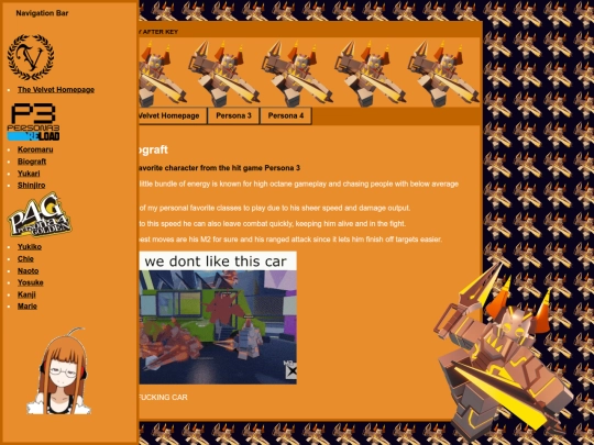 CharacterPages/biograft screenshot