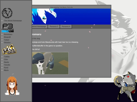 CharacterPages/koromaru screenshot