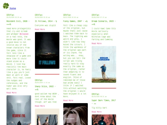 reviews screenshot