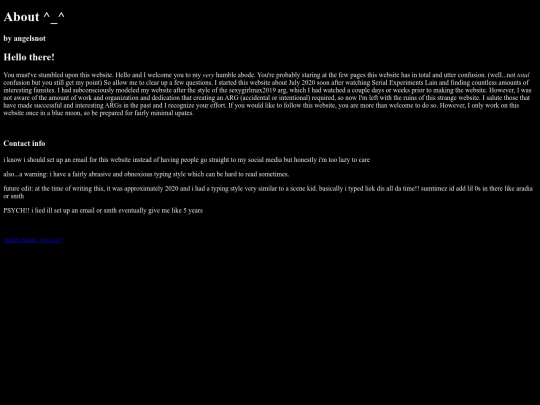 oldabout screenshot