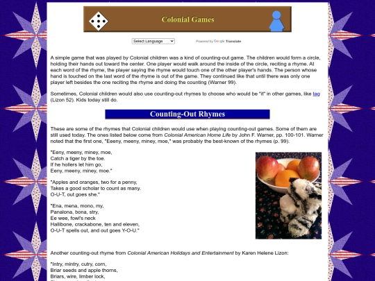 ColonialAmerica/countingout screenshot