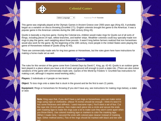 ColonialAmerica/quoits screenshot