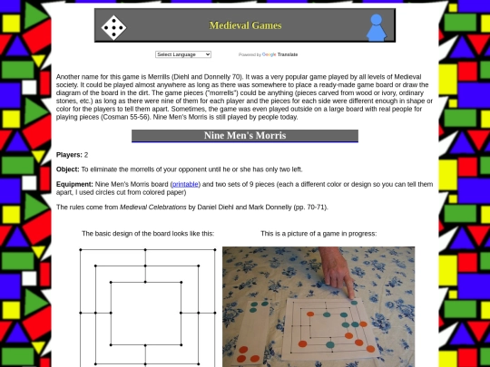 Medieval/ninemensmorris screenshot