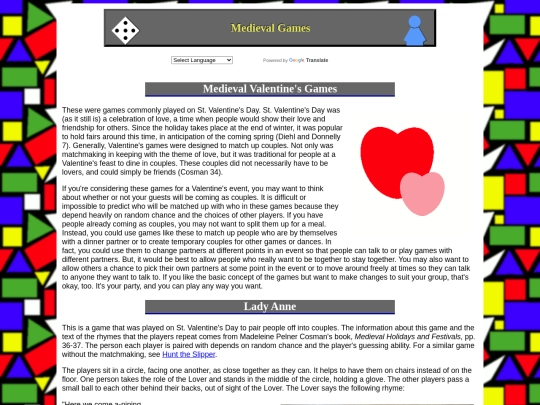 Medieval/valentines screenshot