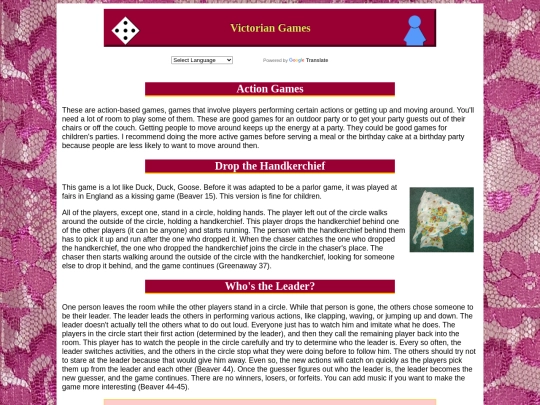 Victorian/actiongames screenshot