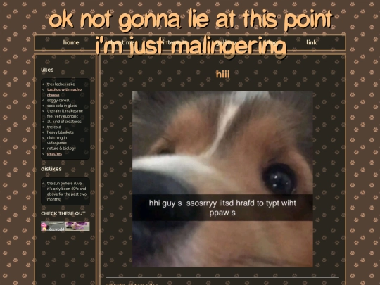 aboutme screenshot
