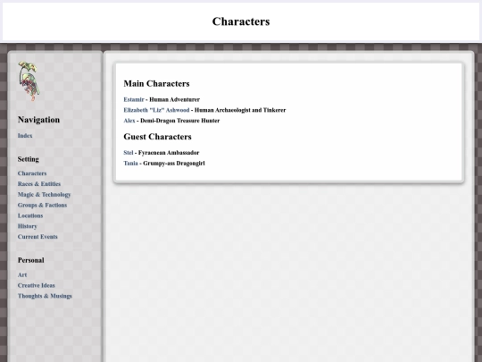 entrycharacters screenshot