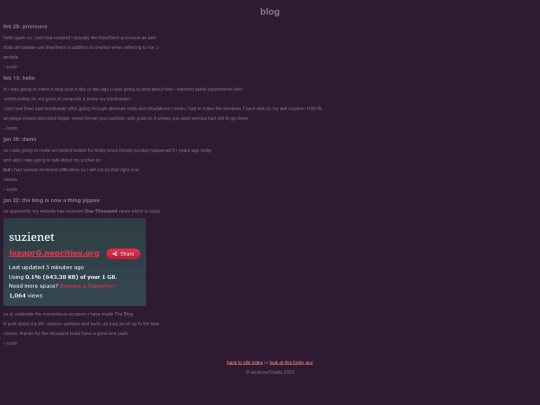 blog screenshot