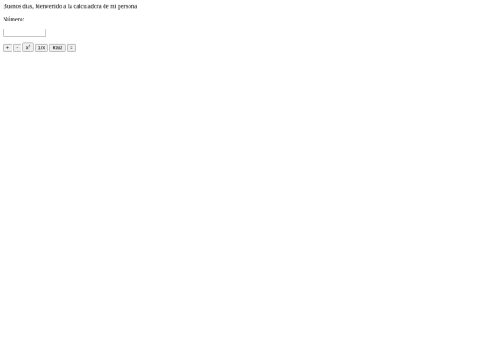 Ejercicio calculadora screenshot