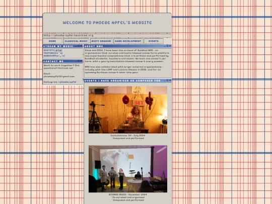 events screenshot