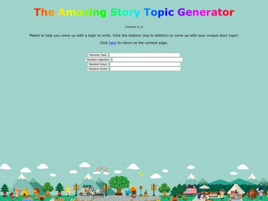 storytopicgenerator screenshot