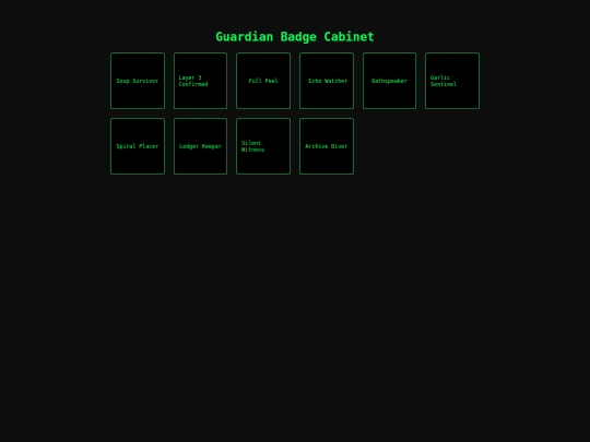 badges screenshot