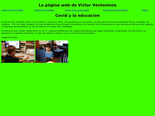 covidenlaeducacion screenshot