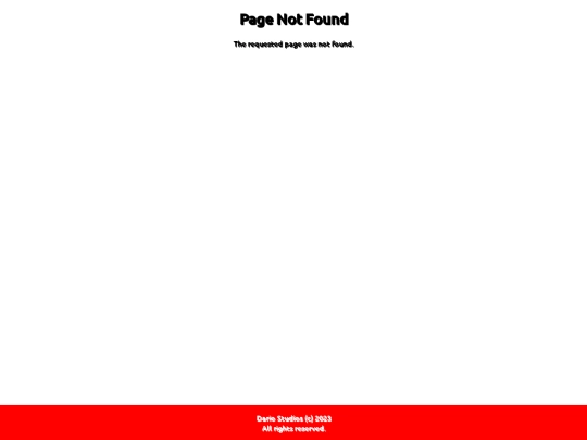 not_found screenshot