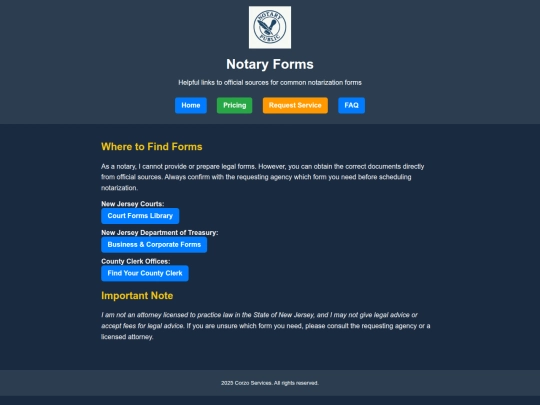 forms screenshot