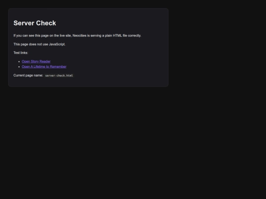server-check screenshot