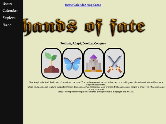 cards screenshot