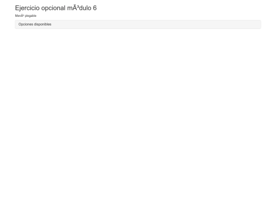 OPCIONAL MODULO 06/TAREA OPCIONAL MODULO 6 screenshot