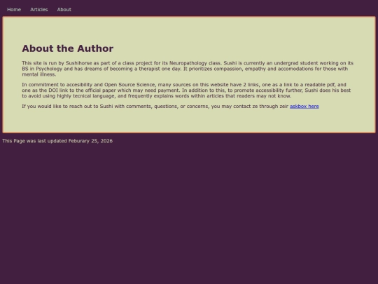 About/author screenshot
