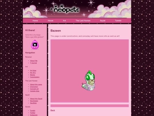 oc/neopets/bazeen screenshot