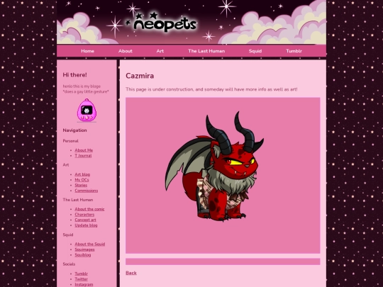 oc/neopets/cazmira screenshot