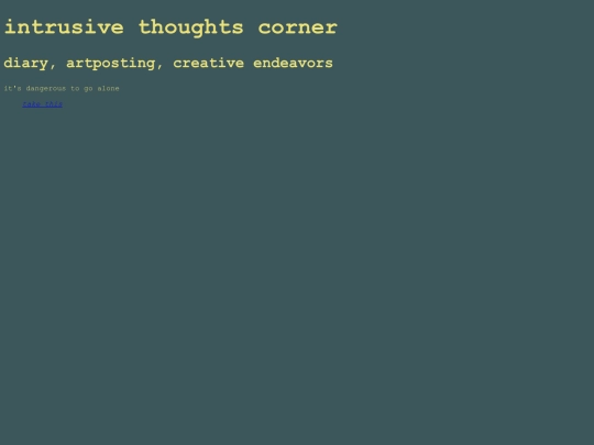 intrusivethoughtcorner screenshot