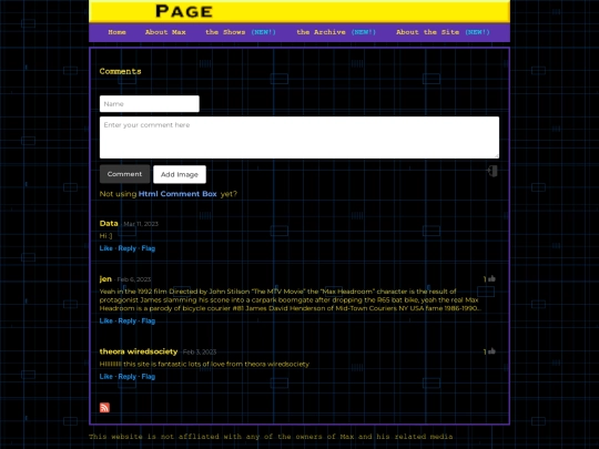 guestbook screenshot