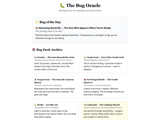 bug screenshot