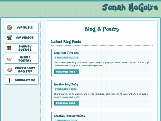 BlogandWriting screenshot