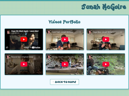 videosportfolio screenshot