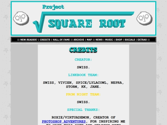 Credits screenshot