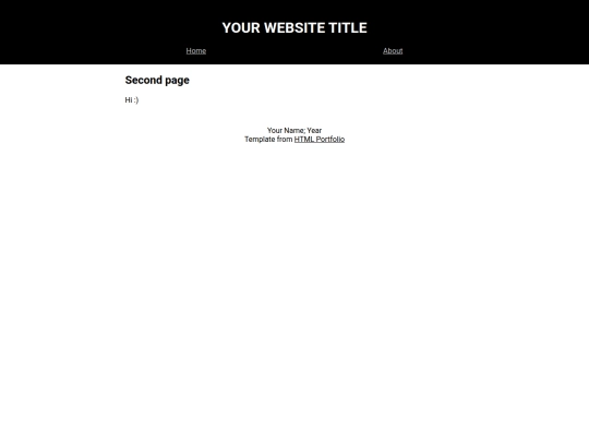 htmlPortfolio-wdm/page2 screenshot