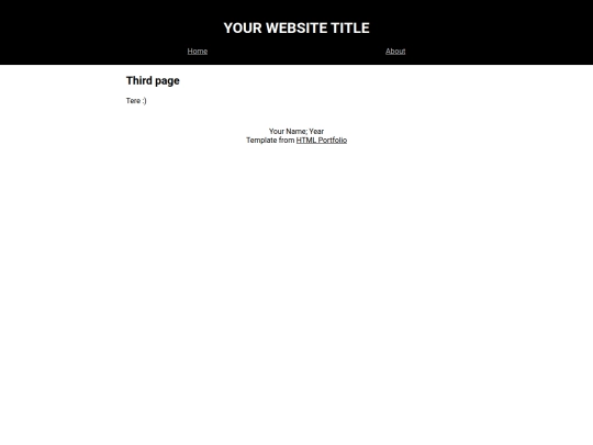 htmlPortfolio-wdm/page3 screenshot