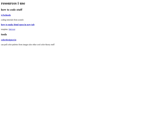 usefulresources screenshot
