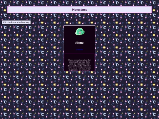 monsters screenshot