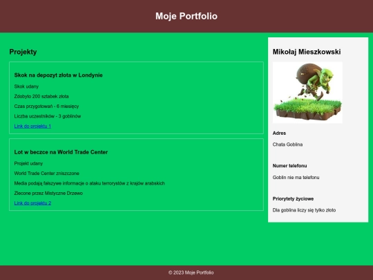 portfoliomieszkowski/portfolio screenshot