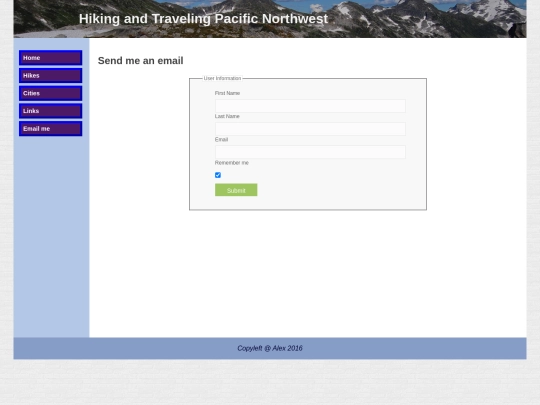 comp1850final/email_form screenshot