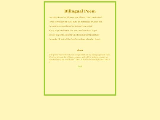 Poetry/bilingualpoem screenshot