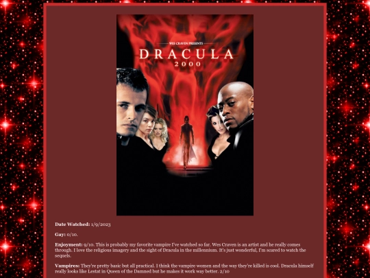 Vampires/dracula2000 screenshot