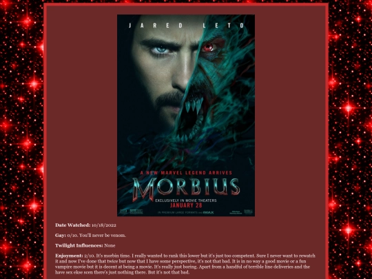 Vampires/morbius2022 screenshot