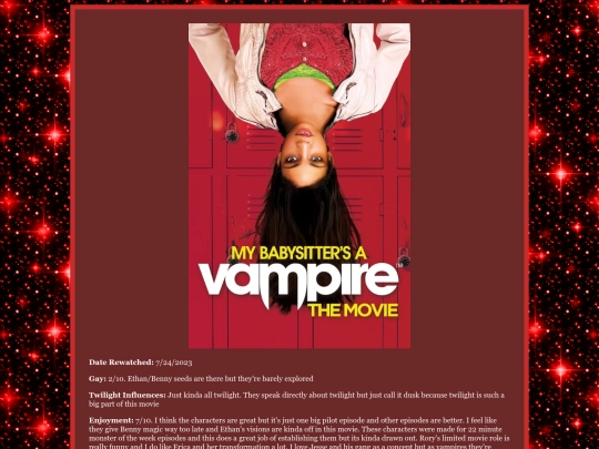 Vampires/mybabysittersavampire2010 screenshot