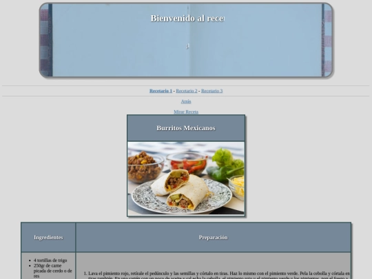 Receta-de-Burrito screenshot