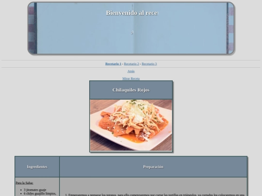 Receta-de-Chilaquiles screenshot