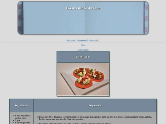 Receta-de-Enchiladas screenshot