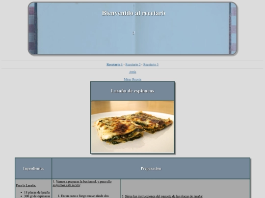 Receta-de-Lasaña screenshot