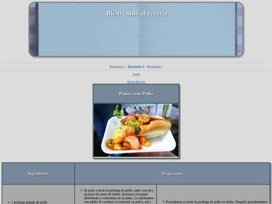 Receta-de-Pan-con-Pollo screenshot