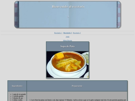Receta-de-Sopa-de-Pata screenshot