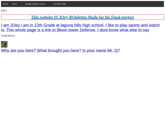 Information screenshot