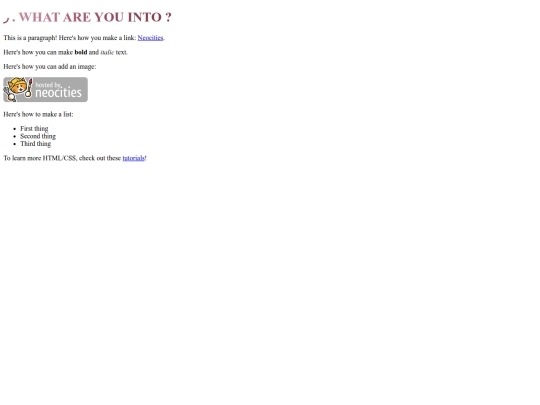 index screenshot
